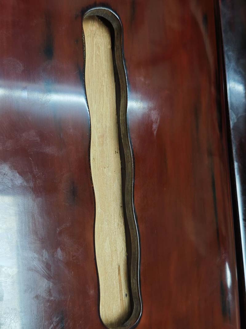 Guqin back detail